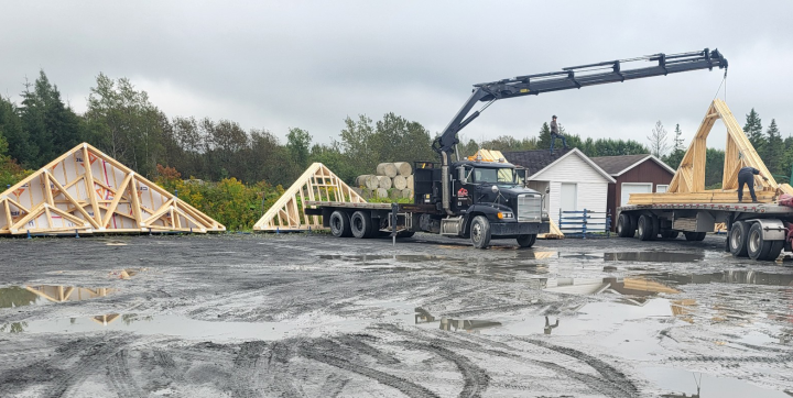 Fabrication de ferme de toit Beauce