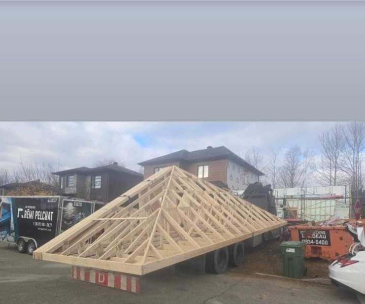 <p>Fabrication de fermes de toit, Nouvelle-Beauce</p>