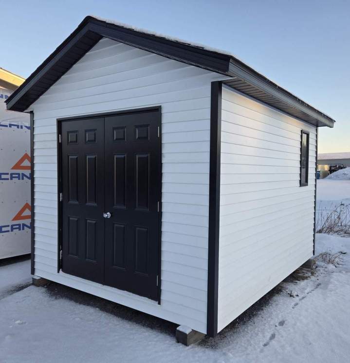 Vinyle D4 régulier Blanc, coins noirs